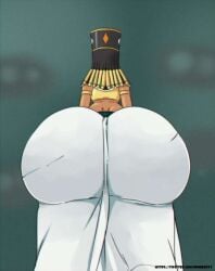 ass dragon_ball dress dress_inside_ass female helles nimebooty