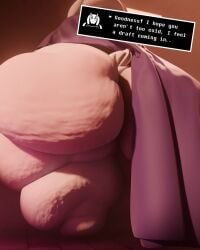 1girls 3d_(artwork) anthro ass back_view cellulite dress english_text female female_focus female_only furry goat goat_girl hips hyper hyper_ass kinngyeen large_ass milf mother mother text thick_thighs thighs toriel undertale undertale_(series) white_fur wide_hips