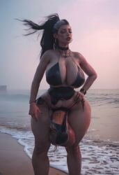 ai_generated animated beach beach_background black_hair bracelet breasts civitai cleavage cock dripping_wet earrings eleanor_(warframe) erect erect_penis erection erection_under_clothes erection_under_clothing futa_only futanari glossy_skin grey_hair highres huge_balls huge_breasts huge_cock huge_testicles jewelry large_balls large_breasts large_penis large_testicles long_penis multicolored_hair nipple_bulge nipples nipples_visible_through_clothing nyx_(warframe) parted_lips penis penis_under_clothes pitching_a_tent plump_lips ponytail pubic_hair shiny_skin string_bikini string_panties swimsuit tagme thick_pubes tight_clothing veiny_balls veiny_penis video video_game video_game_character video_game_franchise video_games warframe