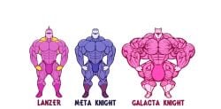 balls bara big_muscles big_penis bulge flaccid galacta_knight kirby_(series) lanzer male male_only meta_knight muscles muscular nintendo penis ripped-saurian