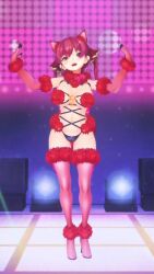 1girls 3d 9:16 animated dancing dangerous_beast hololive hololive_fantasy hololive_japan houshou_marine mash_kyrielight_(dangerous_beast)_(cosplay) mp4 music red_hair shorter_than_30_seconds sound tagme vertical_video video virtual_youtuber