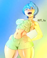 anim_aa inside_out inside_out_2 joy_(inside_out) muscular_female