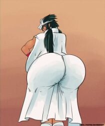 ass bleach dress dress_inside_ass nimebooty