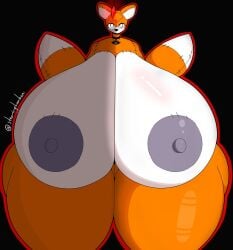 1girls 2_tails anthro big_ass big_breasts big_butt female fox fox_girl huge_ass huge_breasts huge_butt hyper hyper_ass hyper_breasts looking_at_viewer multi_tail rule_63 sega sonic_(series) sonic_r sonic_the_hedgehog_(series) stemingbunbun tails_doll tailsko_doll thick_thighs