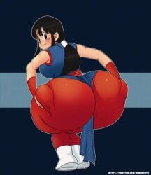 ass chichi dragon_ball dress dress_inside_ass nimebooty