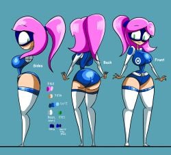 aly_(jingrybluewing) big_ass big_breasts hourglass_figure jingrybluewing_(artist) large_ass large_breasts reference_image reference_sheet thick_ass thick_body thick_thighs virtudary