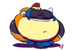 1girls animated anthro archie_comics ass belly big_belly blue_eyes boots breasts brown_fur brown_hair chipmunk fat female female_focus female_only furry gloves hips large_ass large_breasts longcriercat morbidly_obese obese obese_female overweight overweight_female rodent rodent_humanoid sally_acorn sega shorts sonic_(series) sonic_the_hedgehog_(series) stomach tan_fur thick_thighs thighs two_tone_fur vest waddling walking walking_towards_viewer weight_gain wide_hips