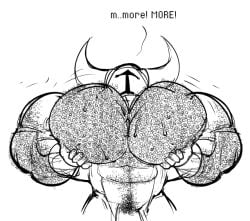 balls bara big_muscles big_penis body_hair flaccid helmet male male_only monochrome muscle_growth muscles muscular nude penis ripped-saurian shovel_knight shovel_knight_(character) solo solo_male