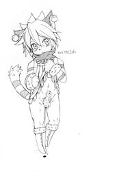 clothing dress elh_melizee eyewear feline felineko male mammal penis solatorobo yaoi