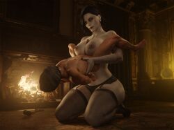 alcina dimitrescu from resident evil by quick e