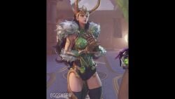 1girls 3d animated ass big_ass big_breasts buldge doggy_style eggsnsfw female from_behind from_behind_position grabbing grabbing_from_behind half-dressed hulk hulk_(marvel_rivals) irritated jiggle lady_loki lady_loki_(marvel_rivals) loki_(marvel) male marvel marvel_rivals nipples penetration penis short_video shorter_than_30_seconds size_difference sound stomach_bulge tagme video
