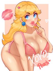 princess peach from mario (series) by mimimows