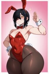 1girls 2025 ai_generated big_ass black_hair blush bubble_butt bunny_ears bunny_girl bunnysuit cameltoe chainsaw_man child_bearing_hips dat_ass dumptruck_ass el_memc fat_ass female female_only flat_chest horny horny_female huge_ass imminent_sex looking_at_viewer looking_pleasured memch0 musk musk_clouds nayuta_(chainsaw_man) pantyhose sweat sweatdrop sweating sweaty thick_thighs thunder_thighs tight_clothing waving waving_at_viewer yellow_eyes