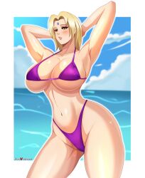 tsunade from naruto by acevenom