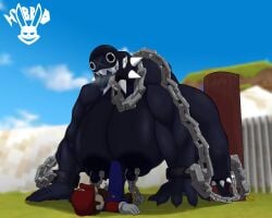 chain chomp from mario (series) by infinite nsfw