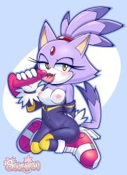 blaze the cat from sega by senshion