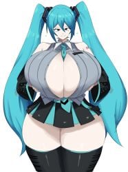 hatsune miku from vocaloid by emmarrgus
