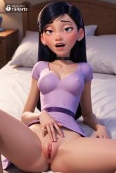 violet parr from disney by r34arts
