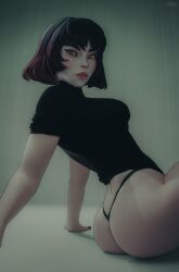 3d 3d_(artwork) ass ass_focus deadlock female female_focus female_only kitedout mina_(deadlock) mina_ha thong vampire vampire_girl