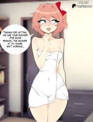 sayori (doki doki literature club) from doki doki literature club by thefishart