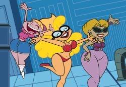 3girls big_ass big_breasts big_thighs breasts cartoon_network curvaceous curvy curvy_figure dexter's_laboratory digital_media_(artwork) female hips hourglass_figure huge_ass huge_breasts huge_thighs large_ass large_breasts large_thighs legs light-skinned_female light_skin mature mature_female miss_physics multiple_girls neighbor_lady pills-in-a-little-cup slim_waist sporting_goods_girl thick thick_hips thick_legs thick_thighs thighs voluptuous waist wide_hips wide_thighs