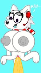 tyler snowi tyler_&_snowi original_characters munchykirby1 first_porn_of_characters anthro canine yellow_body white_body red_and_white_scarf tongue_out nude_female big_breasts gray_nipples small_belly_button open_legs cum yellow_penis heart_nose open_mouth cyan_tongue dog_tail dog_ears cyan_background tagme edit edited digital_drawing_(artwork) youtube youtuber vagina text