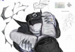 2boys after_cunnilingus after_oral big_dom_small_sub builderman clawed_fingers commission consensual couple cum cum_in_mouth cuntboy fully_clothed gay grabbing_thighs half-dressed head_between_thighs large_tail messy oral pants_down pussy pussy_juice reference_image ring_(jewelry) roblox roblox_(character) roblox_admins robloxian rushed_drawing scars scars_on_thighs self_harm_scars size_difference slimeyslimer sweat text_bubble thick_thighs thighs top_pov transmasc whiteboardfox