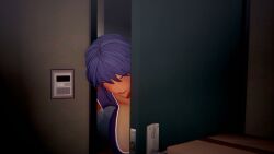 1boy 3d animated behind_door big_breasts blue_hair breasts brown_eyes brown_skin brown_skinned_female cary_taylor cum cum_in_pussy cum_inside doggy_style door doorway exhibitionism exhibitionist female first_person_view from_behind glasses glasses_on_face haruto_rose hongcha03 huge_breasts koikatsu latina light-skinned_male light_skin male muscular muscular_female original original_characters pov public public_exposure public_indecency public_sex sex shirt shirt_lift shirt_up short_playtime shorter_than_30_seconds smaller_male sound spidey-dude standing tagme taller_female tanned thick_thighs vaginal_penetration vaginal_sex video voyeur voyeur_pov voyeurism