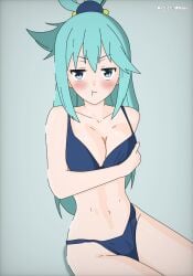 aqua (konosuba) from kono subarashii sekai ni shukufuku wo! by ubau