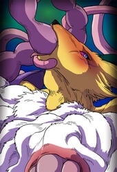 blush canine digimon egg egg_implantation egg_in_mouth egg_inflation forced forced_oral furry nipple_penetration oral oral_egg_implantation oviposition rape renamon sparrow_(artist) tentacle