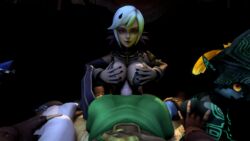 1boy 2015 2girls 3d animated aza big_breasts breasts cia_(the_legend_of_zelda) color erection female fingering hylian hyrule_warriors imp imp_midna large_penis link link_(ocarina_of_time) male midna multiple_girls nintendo paizuri penis pov source_filmmaker the_legend_of_zelda twilight_princess video_games zenu