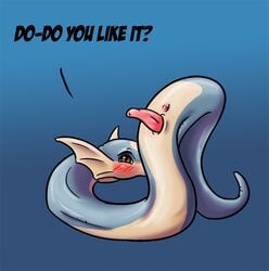 alix_the_dratini alorix animal_genitalia anus big_bad_wolf_(artist) blush dratini feral male male_only nintendo penis pokemon video_games