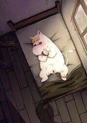 bed cum decensored detailed_background forced furry miyasaka_takaji pussy rape snorkmaiden the_moomins uncensored window wooden_floor