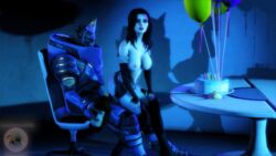 1boy 1boy1girl 1girls 3d alien alien/human animated bioshock bioshock_infinite bouncing_breasts elizabeth_comstock female garrus_vakarian gif human interspecies lordaardvark male male/female mass_effect riding sex source_filmmaker thigh_boots