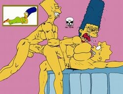 1boy 2d 2d_(artwork) 2d_artwork 2girls balls bare_arms bare_ass bare_back bare_breasts bare_chest bare_hands bare_hips bare_legs bare_midriff bare_shoulders bare_thighs barefoot bart_simpson bed blue_hair brother brother_and_sister closed_eyes color completely_naked completely_naked_female completely_naked_male completely_nude completely_nude_female completely_nude_male crying crying_with_eyes_closed daughter erect_penis erection eyes eyes_closed eyes_open female female/female/male female/male female_human female_human/male_human female_penetrated hair human human_female human_focus human_male human_only human_penetrated human_penetrating human_penetrating_female human_penetrating_human incest indoor indoors lisa_simpson long_hair male male/female male/female/female male_human male_human/female_human male_penetrating male_penetrating_female male_penetrating_human marge_simpson mother mother_and_child mother_and_children mother_and_daughter mother_and_son mouth mouth_open muscular muscular_arms muscular_male naked naked_female naked_male no_clothes nude nude_female nude_female_nude_male nude_male nude_male_nude_female older_brother on_another on_back on_bed on_front on_person open_clothes open_eyes parent parent_and_child parent_and_children parent_and_daughter parent_and_son pearl_necklace penetrating penetration penis red_pearl_necklace red_tongue scared scared_expression scared_face scared_female scream screaming sister sister_and_brother son standing straight sweat sweatdrop sweating sweaty tagme teeth terror the_fear the_simpsons tongue tongue_out uncensored uncensored_penis yellow_body yellow_hair yellow_skin younger_sister