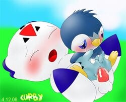 2006 crossover culumon curby digimon digimon_(species) digimon_tamers piplup pokemon pokemon_(species) sex