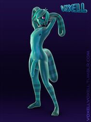 3d android animated cabbit collar facial_piercing feline femboy freckles girly hybrid lagomorph lip_piercing machine male mammal penis piercing rabbit robot rubber solo standing voxell voxell_voxell