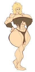 abs female huge_breasts lion_el’jonson muscular muscular_female primarch rompecaderasgod rule_63 warhammer_(franchise) warhammer_40k
