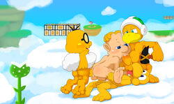 4boys anal frottage gay hammer_bros. koopa koopa_troopa lakitu male mario_(series) minio nintendo oral redemption3445 scalie sex super_mario_bros. video_games yaoi