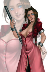 aerith gainsborough from final fantasy by kephkey