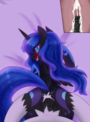 anal anal_sex ass blush cum cum_inside dark_persona darkpotzm equine female friendship_is_magic horse internal looking_at_viewer mammal my_little_pony nightmare_moon_(mlp) open_mouth penetration penis pony pov princess_luna_(mlp) sex tongue tongue_out