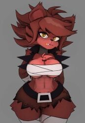 1girls 2025 3d 3d_(artwork) adorable anthro breasts digital_media_(artwork) female fexa fexa_(cryptia) five_nights_at_freddy's fnaf fox fox_girl foxy_(cally3d) foxy_(fnaf) fredina's_nightclub furry furry_female genderswap genderswap_(mtf) pirate rule rule_63 serious solo solo_female thick_thighs two_tone_body two_tone_fur video_games vixen wide_hips yellow_eyes