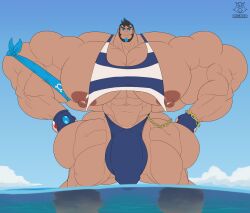 bodybuilder male male_only muscles muscular muscular_arms muscular_male muscular_thighs pokemon pokemon_rse regnar team_aqua