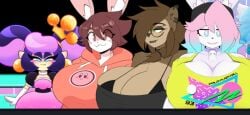 big_breasts breasts busty_boy cleavage furry huge_breasts peanut_butter_(theycallhimcake) princess_(princess_jomes) tagme theycallhimcake thick_thighs wide_hips