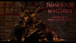 2boys afterglownsfw anal_sex animated animatronic claws cum cum_inside cumming_together ejaculation erection fangs first_person_view five_nights_at_freddy's five_nights_at_freddy's_3 fnaf fox foxy_(fnaf) gay green_body living_machine looking_at_another looking_at_viewer looking_pleasured male male/male male_only moan moaning penetration penis phantom_foxy_(fnaf) pov rabbit red_eyes robot scottgames sex sound springtrap springtrap_(fnaf) tagme video voice_acted