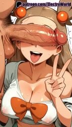 1boy 1girls 2025 ai_generated artist_name balls breasts bust chest cock covered_nipples dick electroworld erection exposed_nipples female foreskin hi_res high_quality high_resolution highres huge_cock jasmine_(pokemon) large_penis large_testicles male male_pubic_hair nipples nipples_outside patreon patreon_username penis penis_awe penis_on_face pokemon precum pubic_hair solo_focus stable_diffusion straight sweat testicles tongue tongue_out twitching_penis uncensored uncircumcised v veins veiny_penis watermark