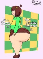 chara from undertale by spectrodraws
