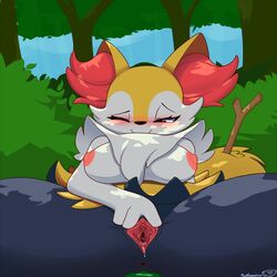 braixen from nintendo by pinkcappachino