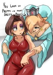 pauline from mario (series) by moxydraws