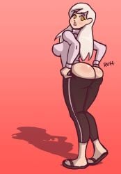 ass_too_big ass_too_fat big_ass_(female) big_butt_(female) booty_too_big booty_too_fat butt_too_big cant_fit charecter:lilyiena_oc dressing dressing_room esotericdichotomy female inconvenient_ass inconvenient_butt lilyiena looking_at_ass looking_at_own_ass looking_at_own_butt looking_back_at_ass pulling_up_pants putting_on_clothes putting_on_pants putting_pants_on ruffsketches_(artist) sexy_ass sexy_female sexy_struggle sexy_struggles struggling_to_fit sweatpants tight_fit too_thicc_to_fit too_thick undersized_clothes undersized_clothing undersized_pants wardrobe_malfunction white_hair white_hair_female